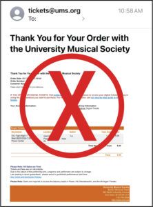 Order Confirmation sample